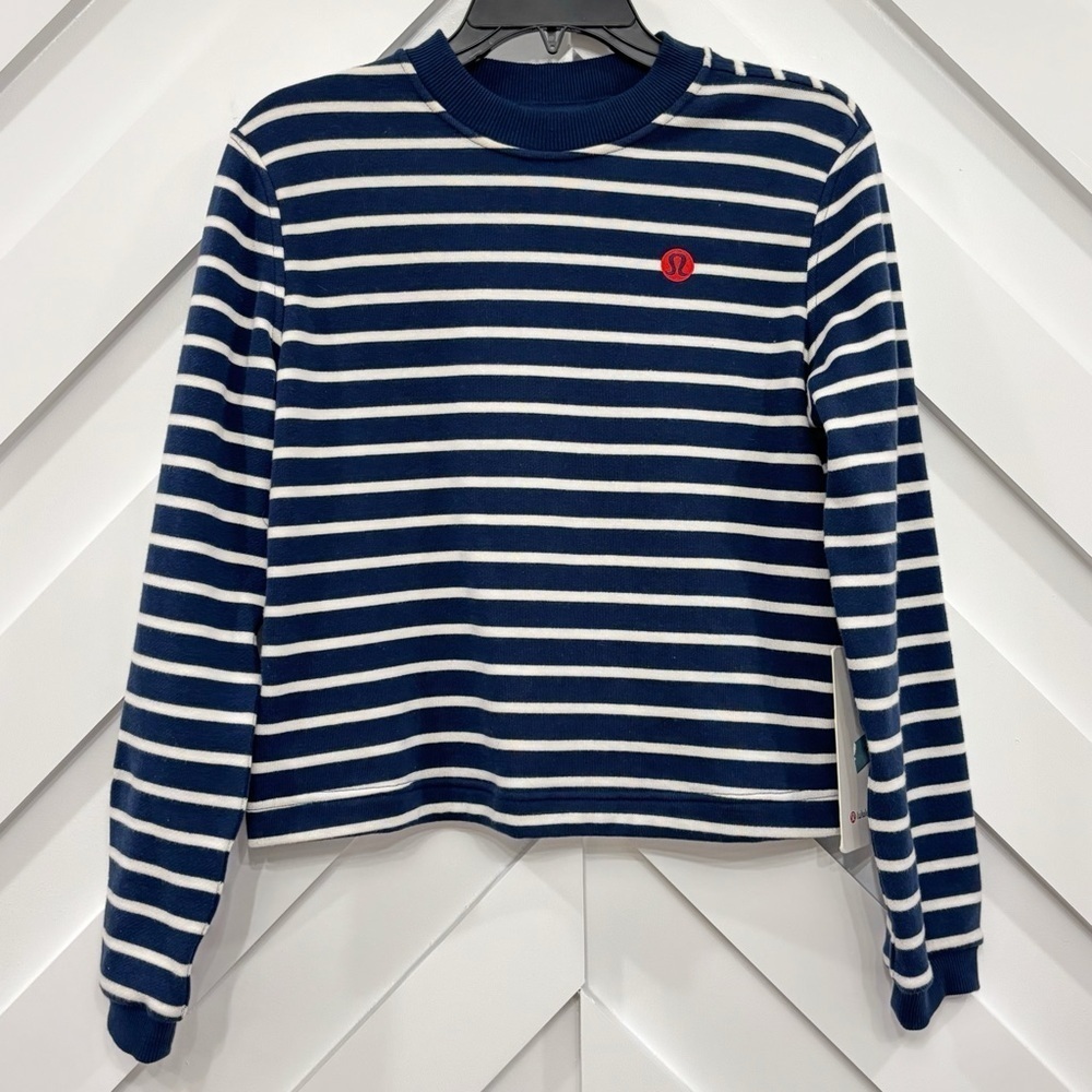 NWT Lululemon Cotton French Terry Crewneck Pullover Size XS